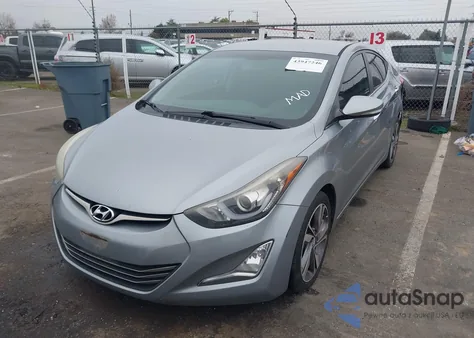 2015 Hyundai Elantra Limited из США, поврежденный, VIN 5NPDH4AEXFH551835